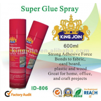 paper plastic adhesive/glue super glue spray