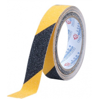 yellow and black caution anti slip tape