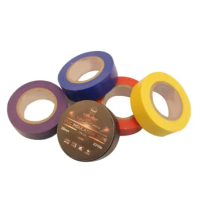 High voltage flame retardant colorful vinyl PVC electrical insulation tape for electric cable wire wrap