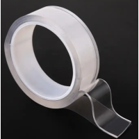 Nano gel 5 meter double sided washable transparent tape