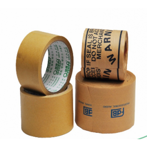 Self Adhesive Single sided Hot-melt adhesive Kraft paper tape - rubber custom printed kraft paper gummed tape