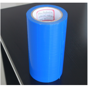 PE perforation protective film with customized adhesion