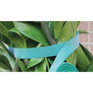 Reusable hook and loop back to back plant tie