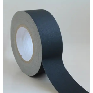 Customized low gloss finish cloth non-reflective black matt gaffer vinyl gaffers tape for entertainment film and video industry