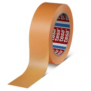 T esa 4342 Precision Mask For Sharp, Clean, and Flat Paint Edges paper backing and an acrylic adhesive masking tape