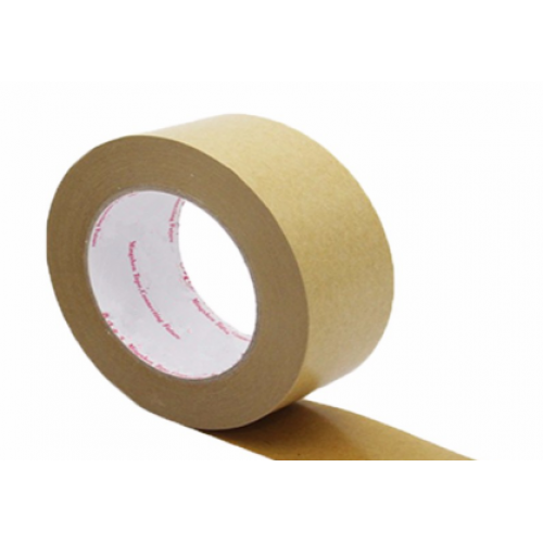 hot sale High viscosity self adhesive reinforced kraft paper gummed tape with custom printed logo