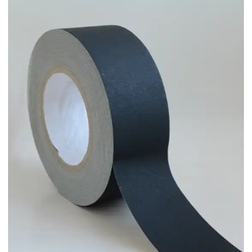 Customized low gloss finish cloth non-reflective black matt gaffer vinyl gaffers tape for entertainment film and video industry