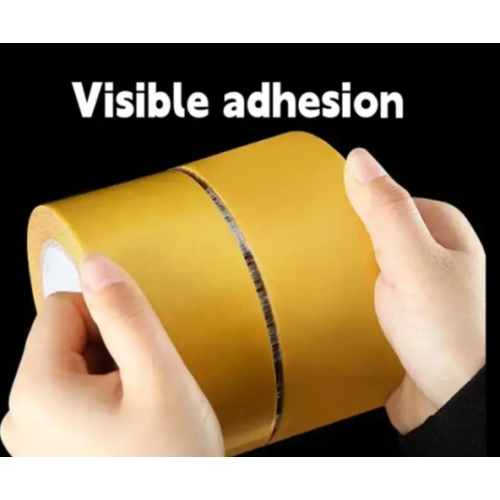 Abrasion-Resistant Flexible Cloth Substrate Yellow Conforms Irregular Surfaces Double Sided Tape Carpet Tape