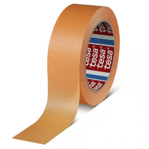 T esa 4342 Precision Mask For Sharp, Clean, and Flat Paint Edges paper backing and an acrylic adhesive masking tape