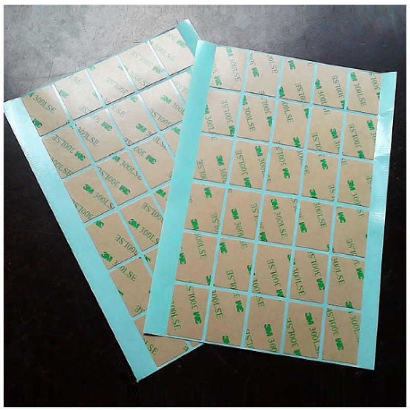 Popular stong adheisve 3M both sided adhesive sheet SUPER STICKY Mounting Rectangle Adhesive permanent