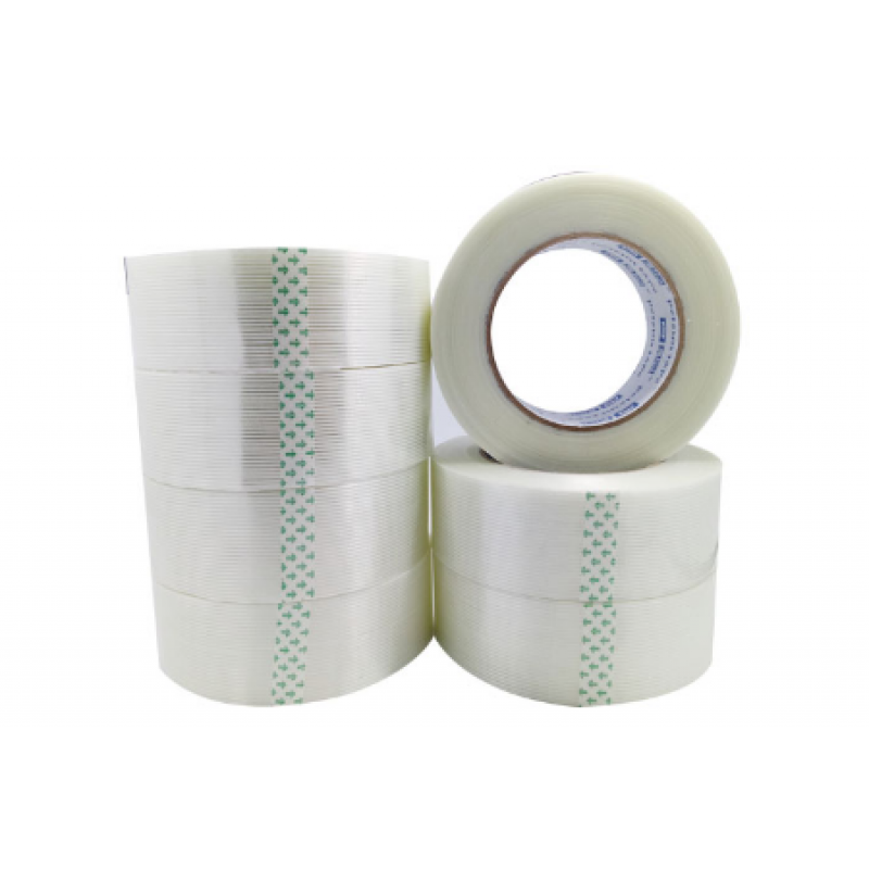 Heat resistant pressure sensitive fiber fiberglass tape