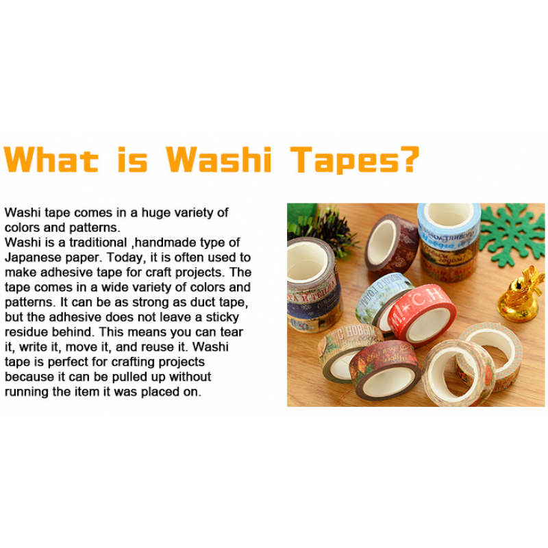 popular sale washi masking paper tape set