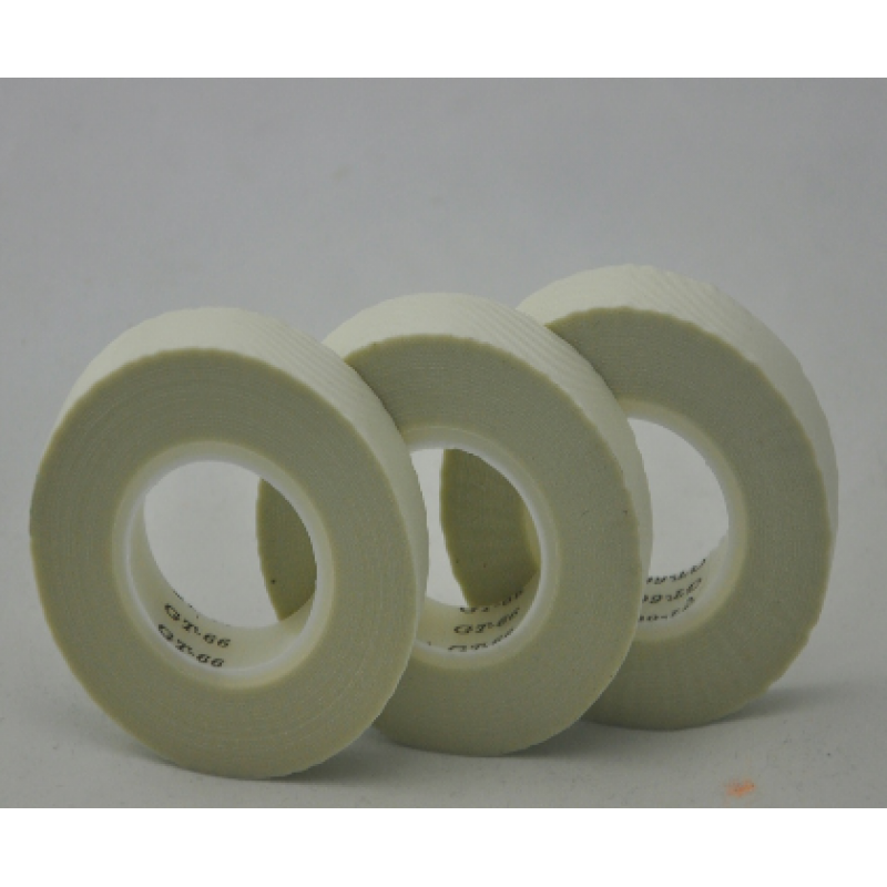 High Temperature Single sided White glass cloth Silicone Adhesive Tape