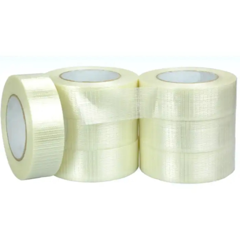 Synthetic rubber glue High Tack Strong Adhesive Fiberglass Bi-Directional Filament Tape