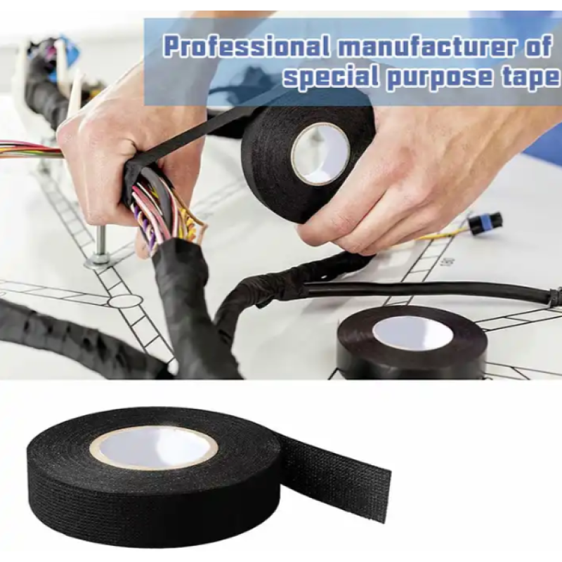 Automotive wire harness cloth tape polyester flannel fabric automotive wiring harness tape