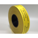 Printed packing bill tape heat adhesive banding paper roll