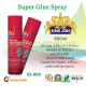 paper plastic adhesive/glue super glue spray