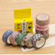 Free Samples Box Custom Washi Tape Printed Bangladesh Pakistan Japanese Washi Masking Tape Wholesale Paper Masking Washi Tape