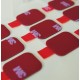 Silicone powder coating die cut PET adhesive tape dots